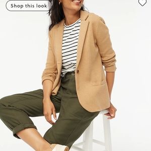 J Crew Schoolboy Acorn Sweater Blazer Sz M